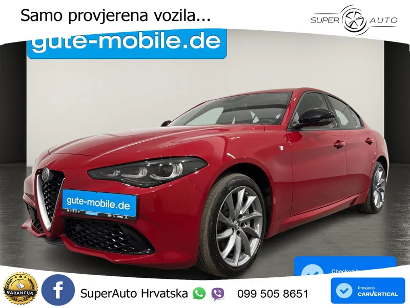 Alfa Romeo Giulia 2.0 Turbo (280 KS) Q4 Automatic LED+GR SJED+ACC
