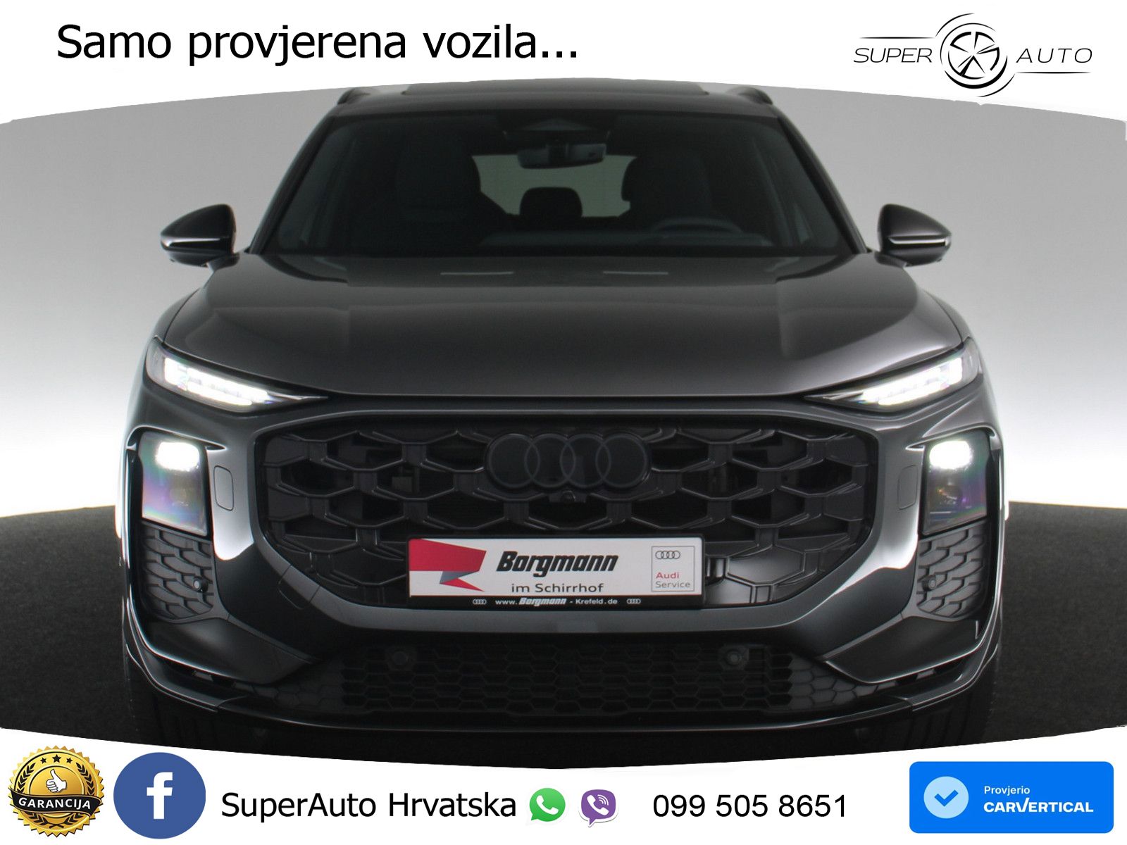 Audi Q3 2.0 TFSI (265 KS) quattro S tronic S line MATRIX+GR SJED+KAM