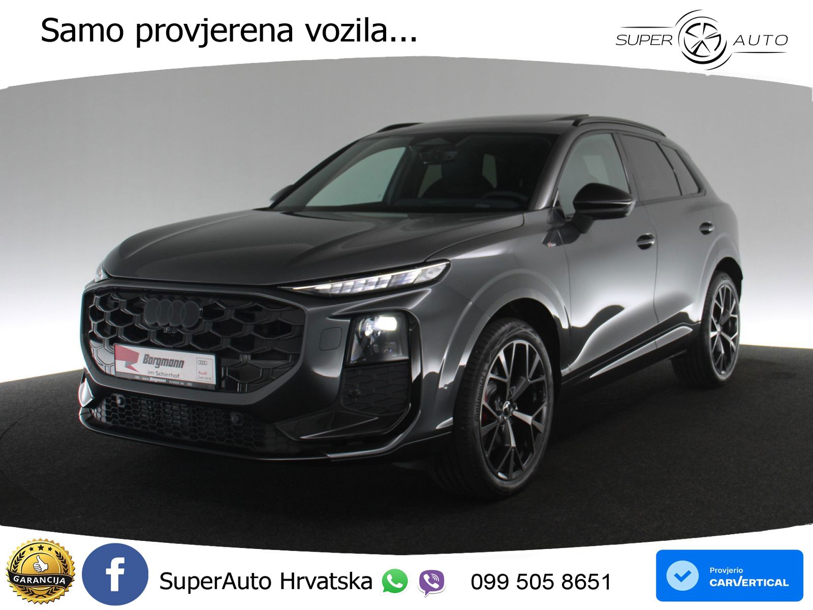 Audi Q3 2.0 TFSI (265 KS) quattro S tronic S line MATRIX+GR SJED+KAM