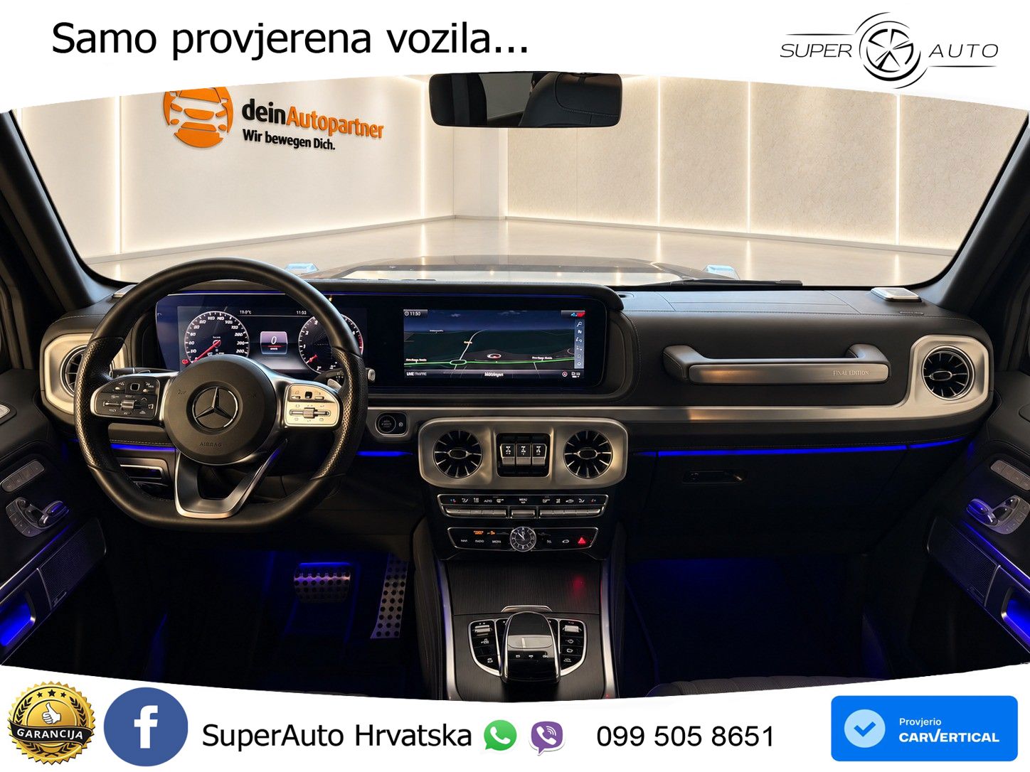 Mercedes G 500 Long V8 (422 KS) 4MATIC 9G-TRONIC