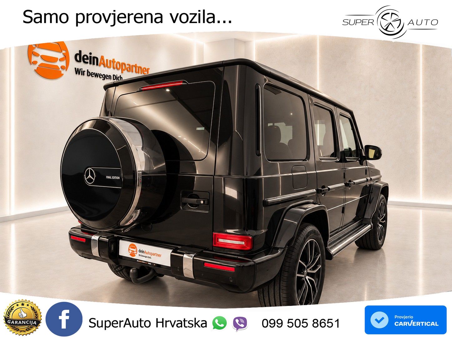 Mercedes G 500 Long V8 (422 KS) 4MATIC 9G-TRONIC
