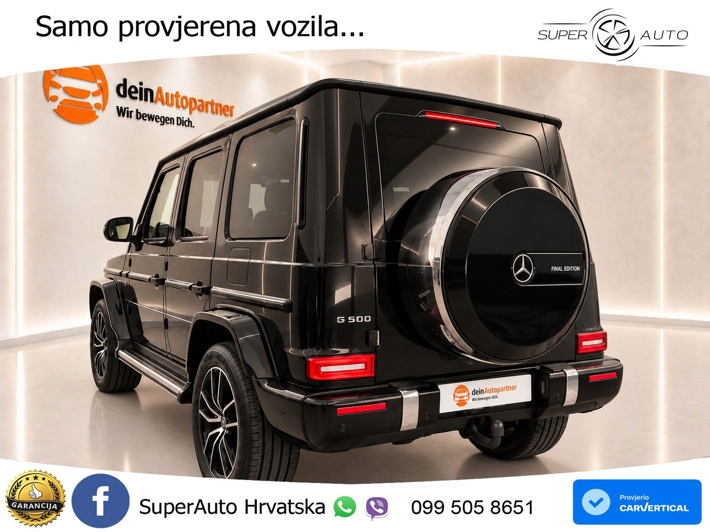Mercedes G 500 Long V8 (422 KS) 4MATIC 9G-TRONIC