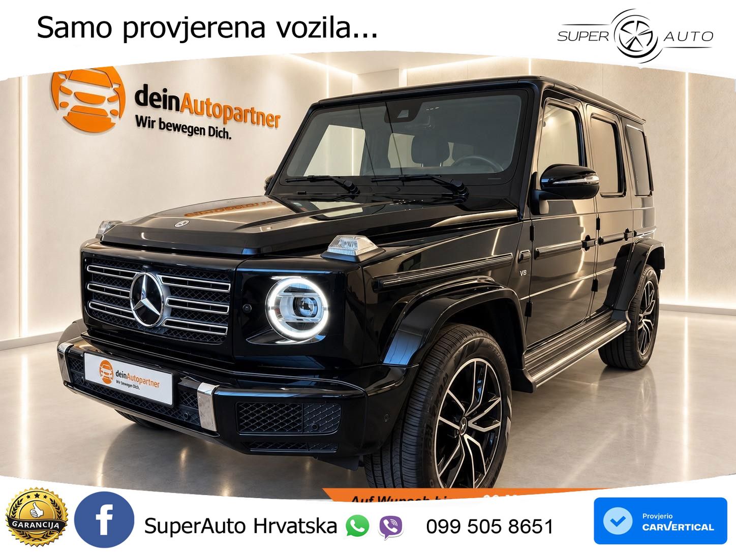 Mercedes G 500 Long V8 (422 KS) 4MATIC 9G-TRONIC