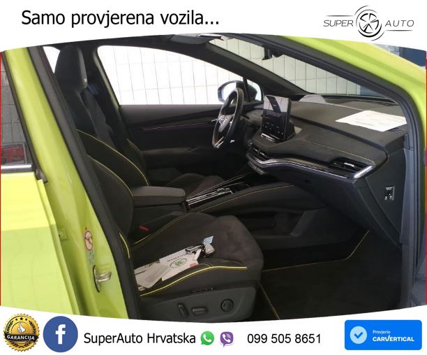 Škoda Enyaq Coupe iV RS 82 kWh (299 KS) AWD Lounge MATRIX+GR SJED+KAM