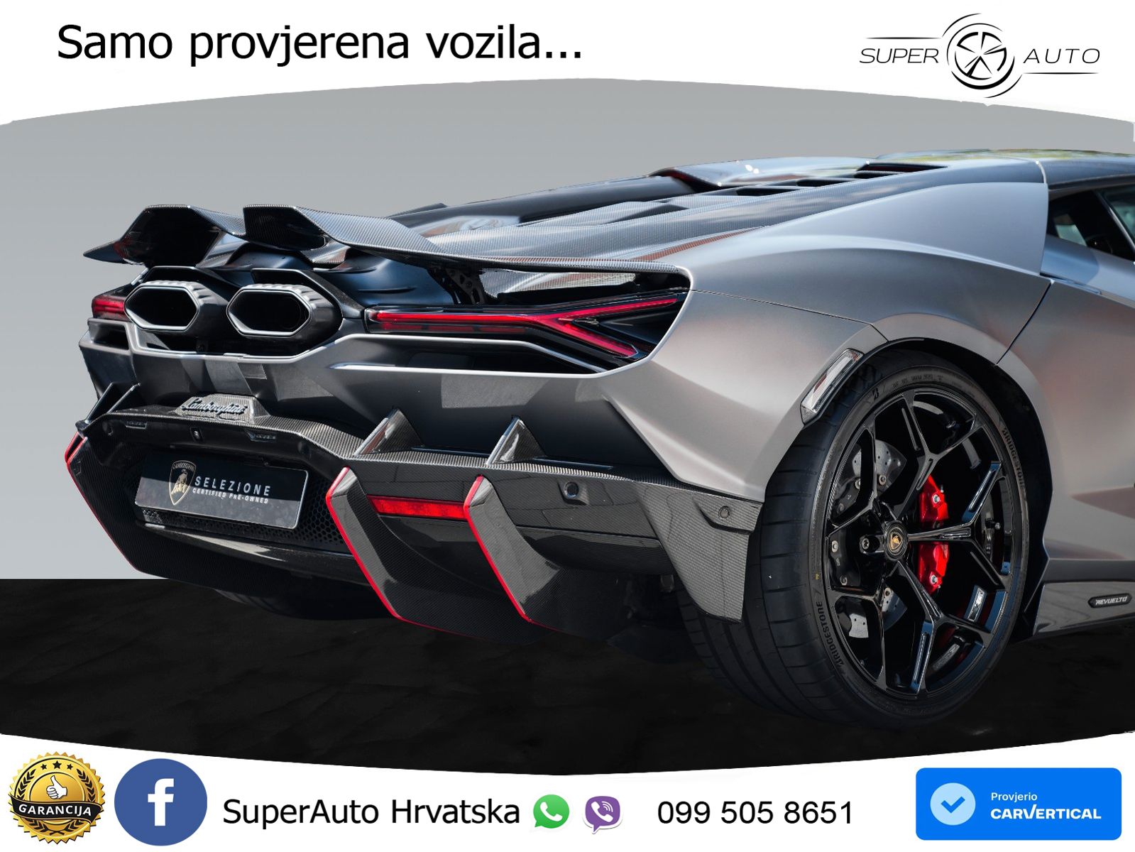 Lamborghini Revuelto 6.5 V12 (1015 KS) 4WD DCT LED+ACC