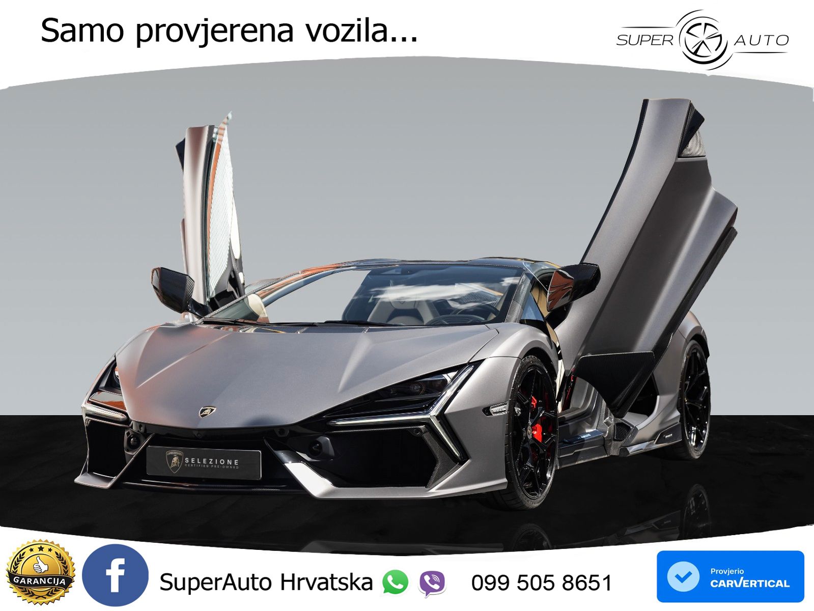 Lamborghini Revuelto 6.5 V12 (1015 KS) 4WD DCT LED+ACC