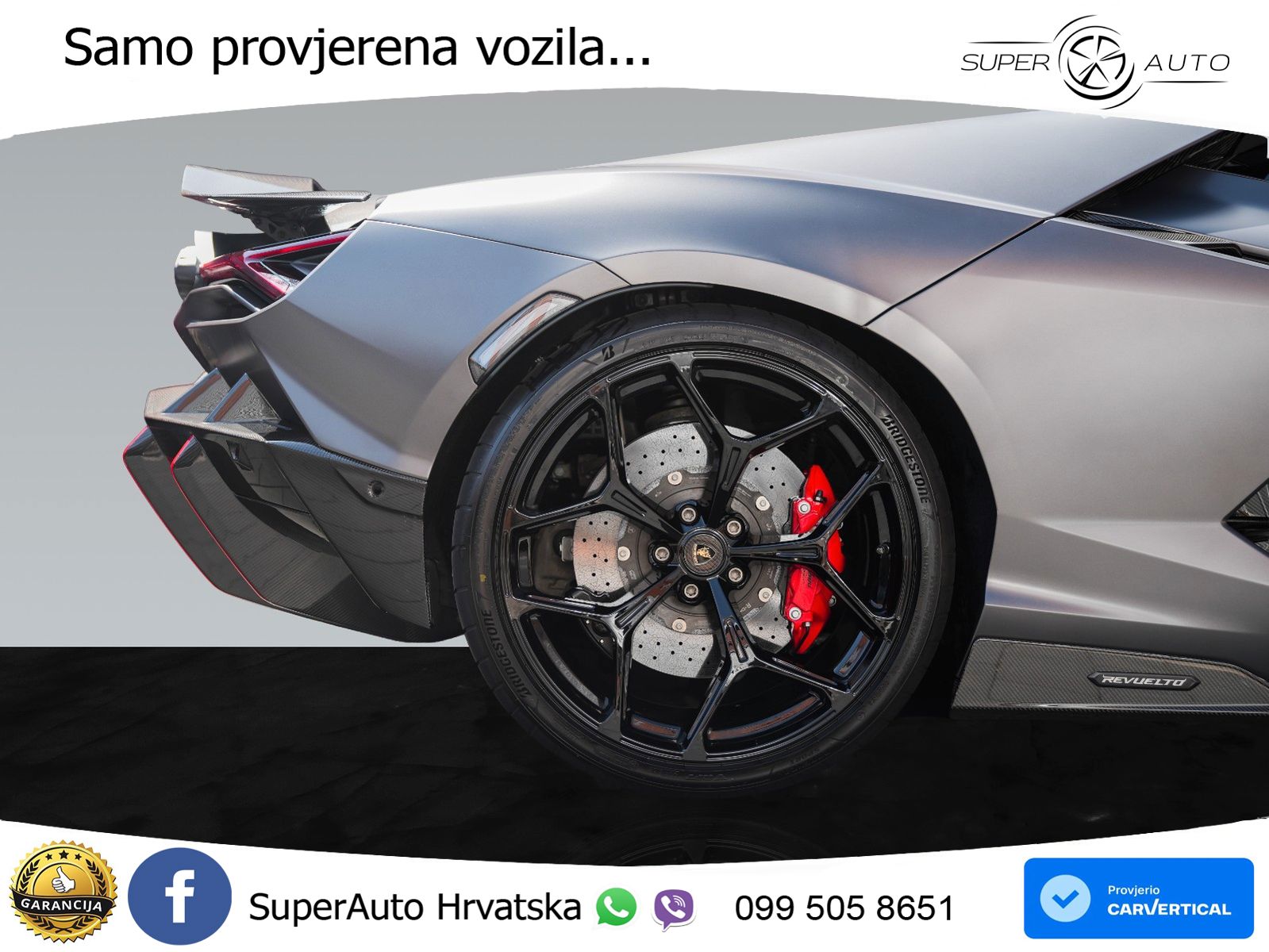 Lamborghini Revuelto 6.5 V12 (1015 KS) 4WD DCT LED+ACC