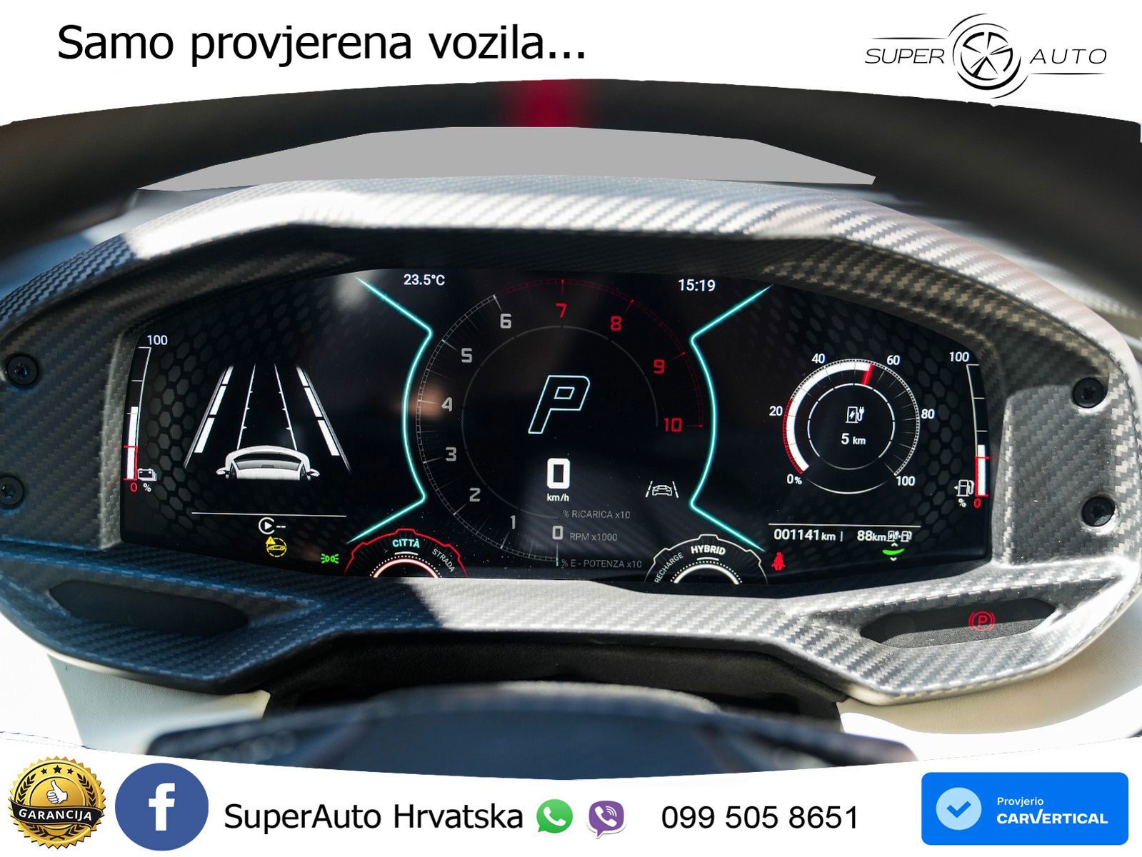Lamborghini Revuelto 6.5 V12 (1015 KS) 4WD DCT LED+ACC
