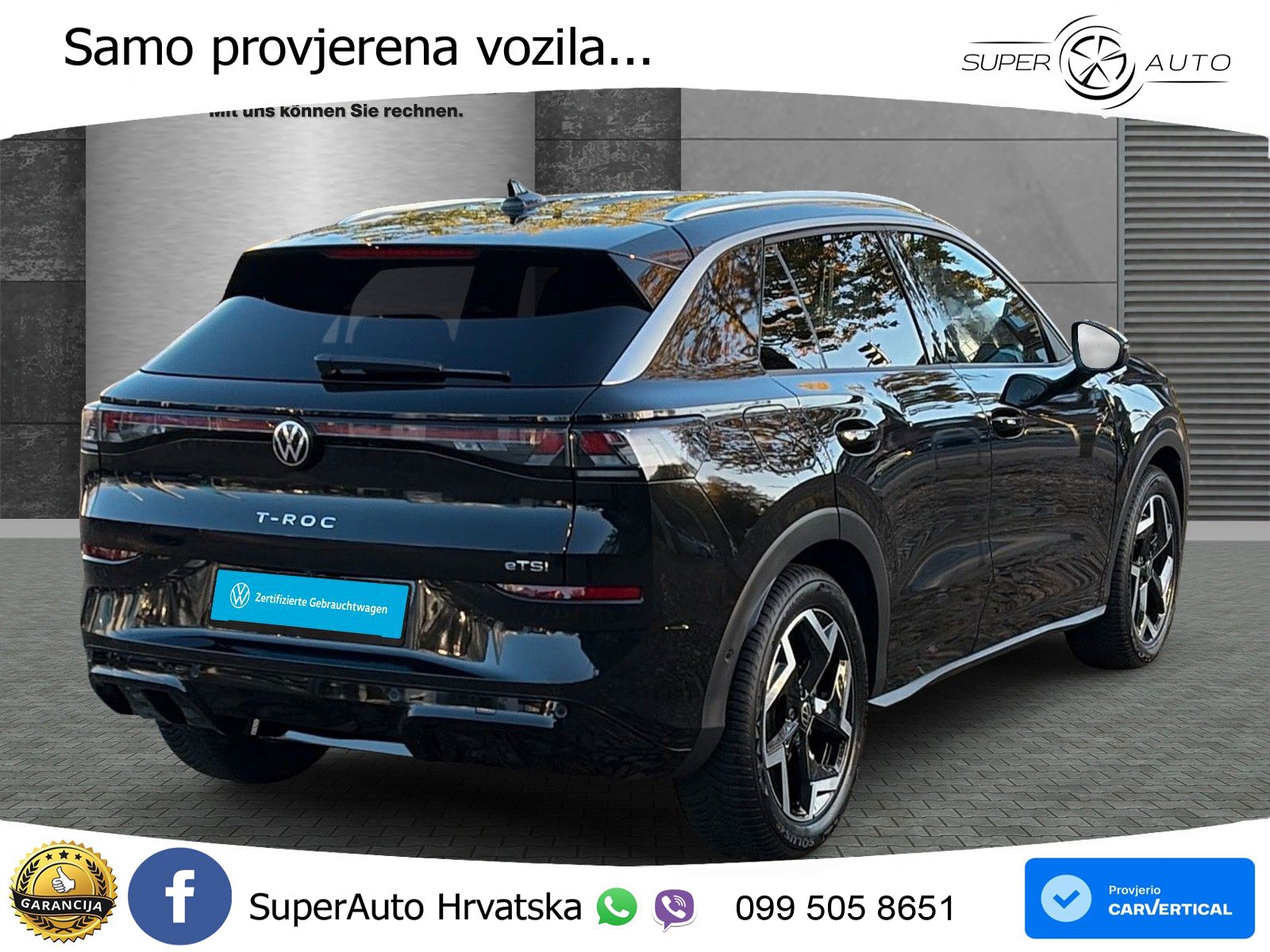 Volkswagen T-Roc 1.5 eTSI (150 KS)  DSG R-Line LED+GR SJED+ACC