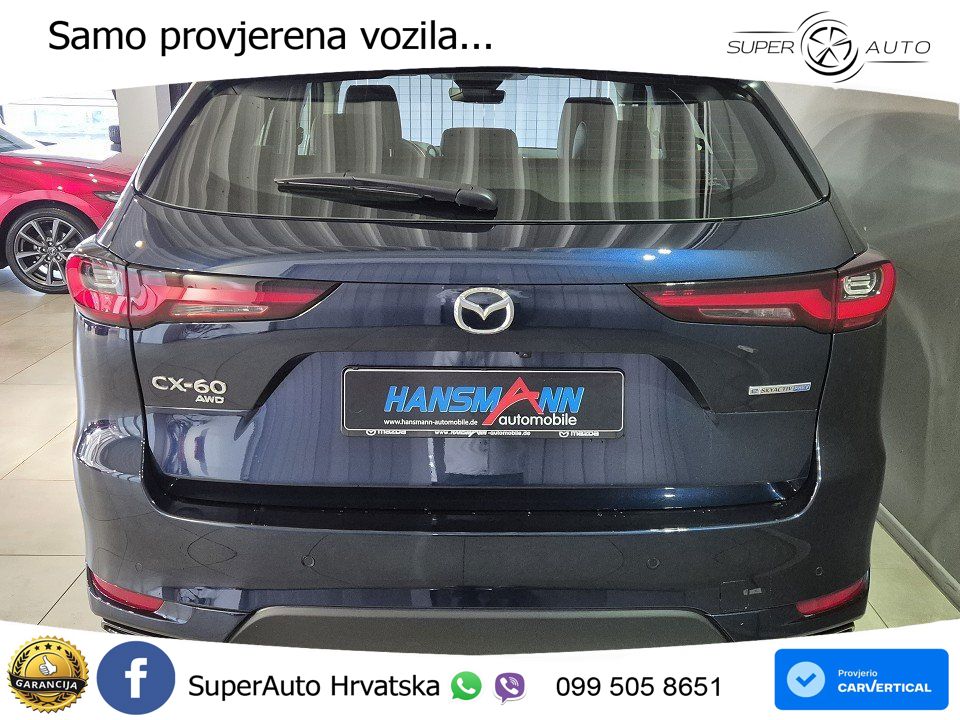 Mazda CX-60 2.5 e-Skyactiv (328 KS) AWD Automatic MATRIX+GR SJED+KAM