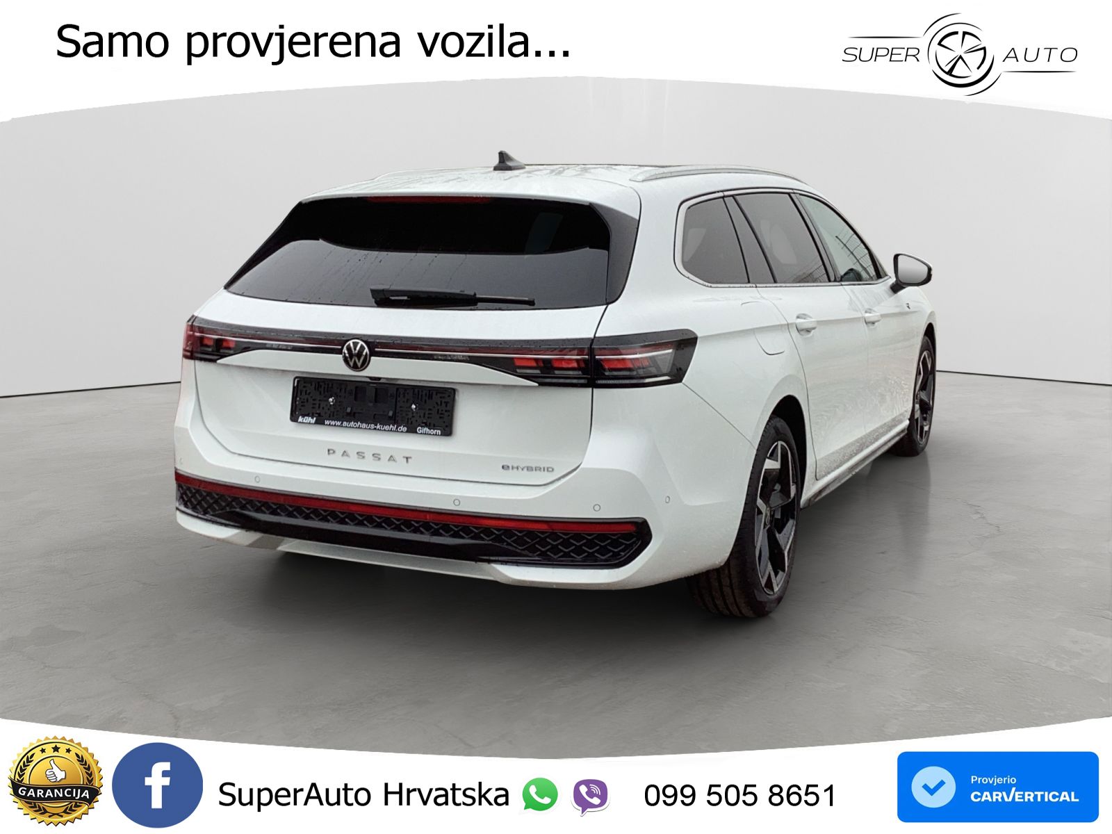 Volkswagen Passat Variant 1.5 TSI (272 KS) eHybrid DSG R-Line LED+GR SJED+ACC