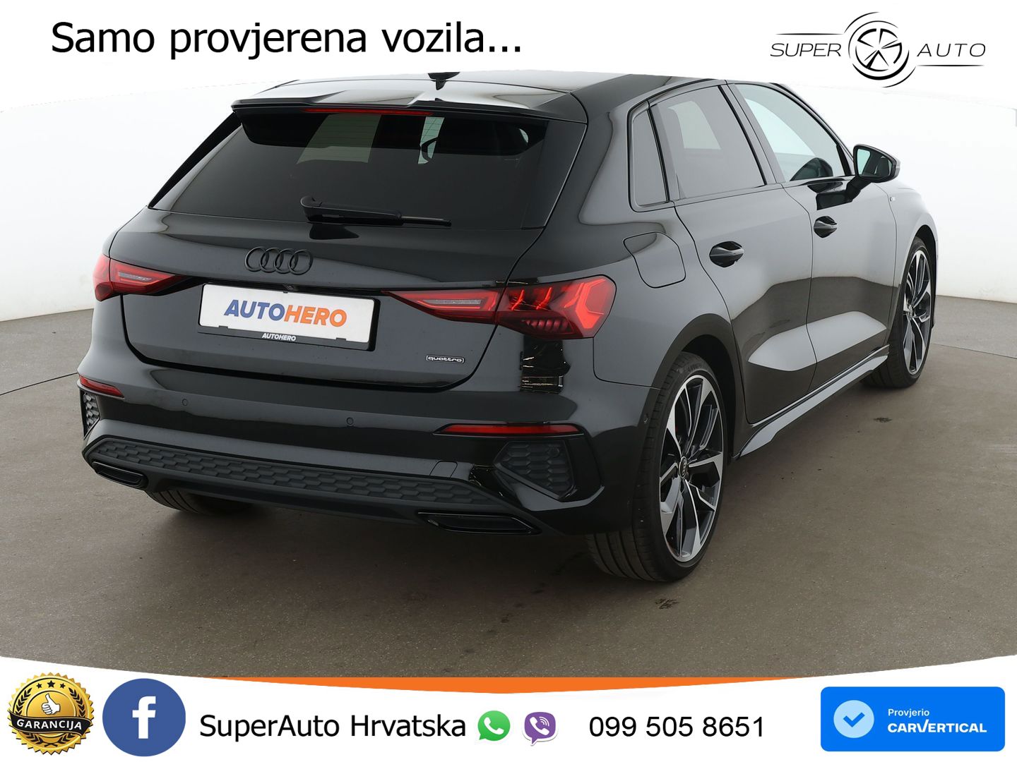 Audi A3 40 TFSI (190 KS) quattro S tronic S line LED+GR SJED+ACC