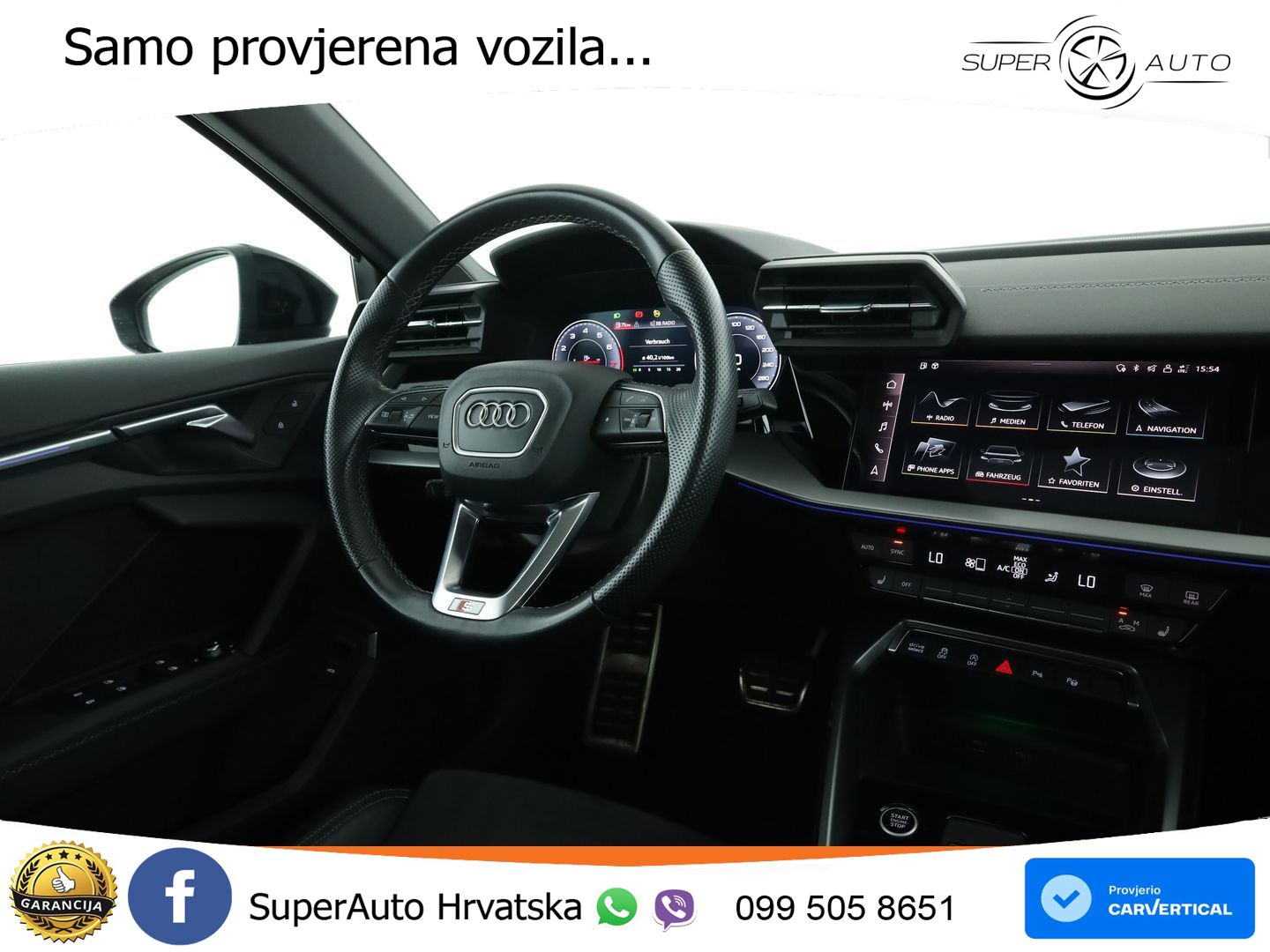 Audi A3 40 TFSI (190 KS) quattro S tronic S line LED+GR SJED+ACC