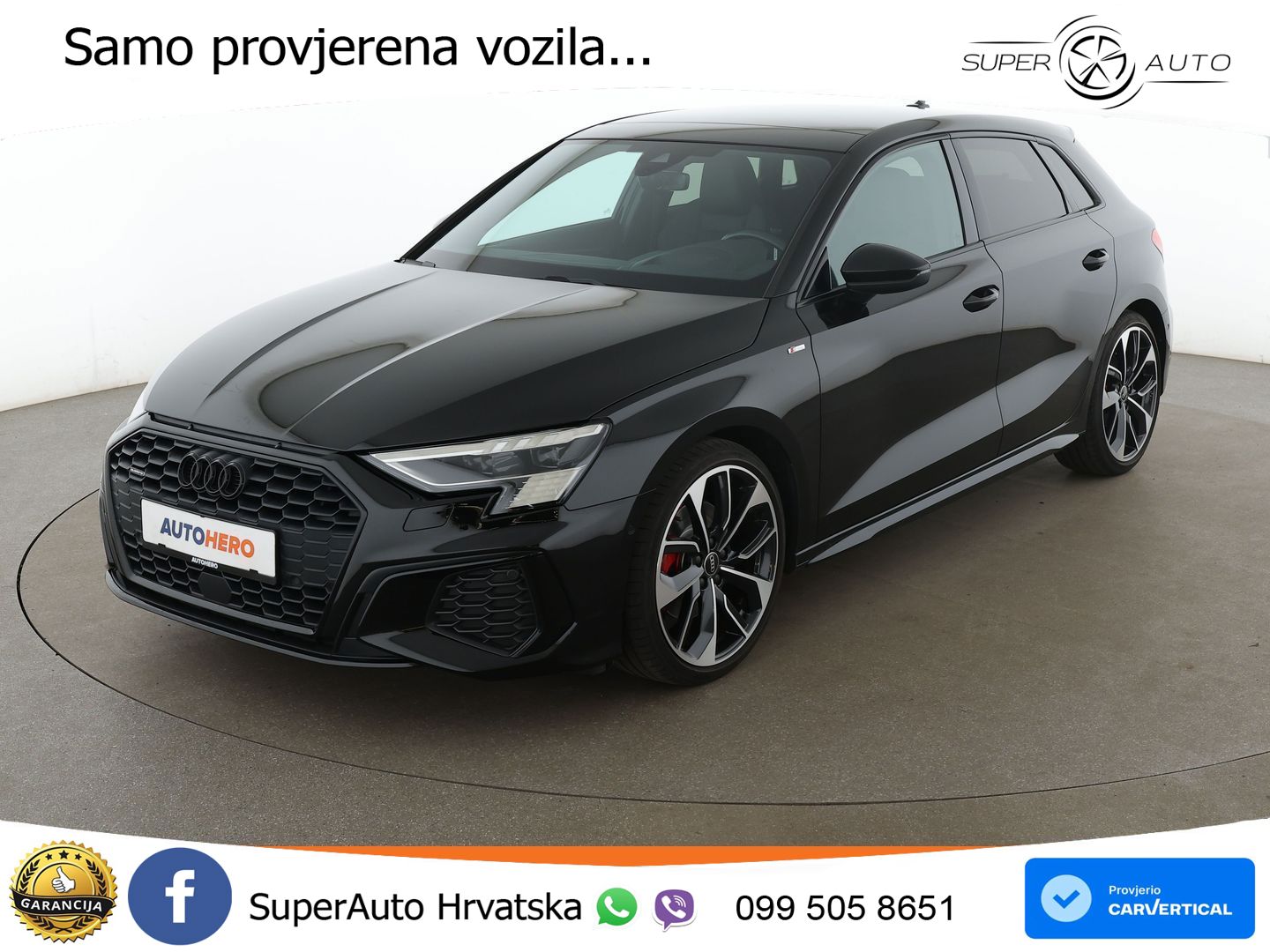 Audi A3 40 TFSI (190 KS) quattro S tronic S line LED+GR SJED+ACC