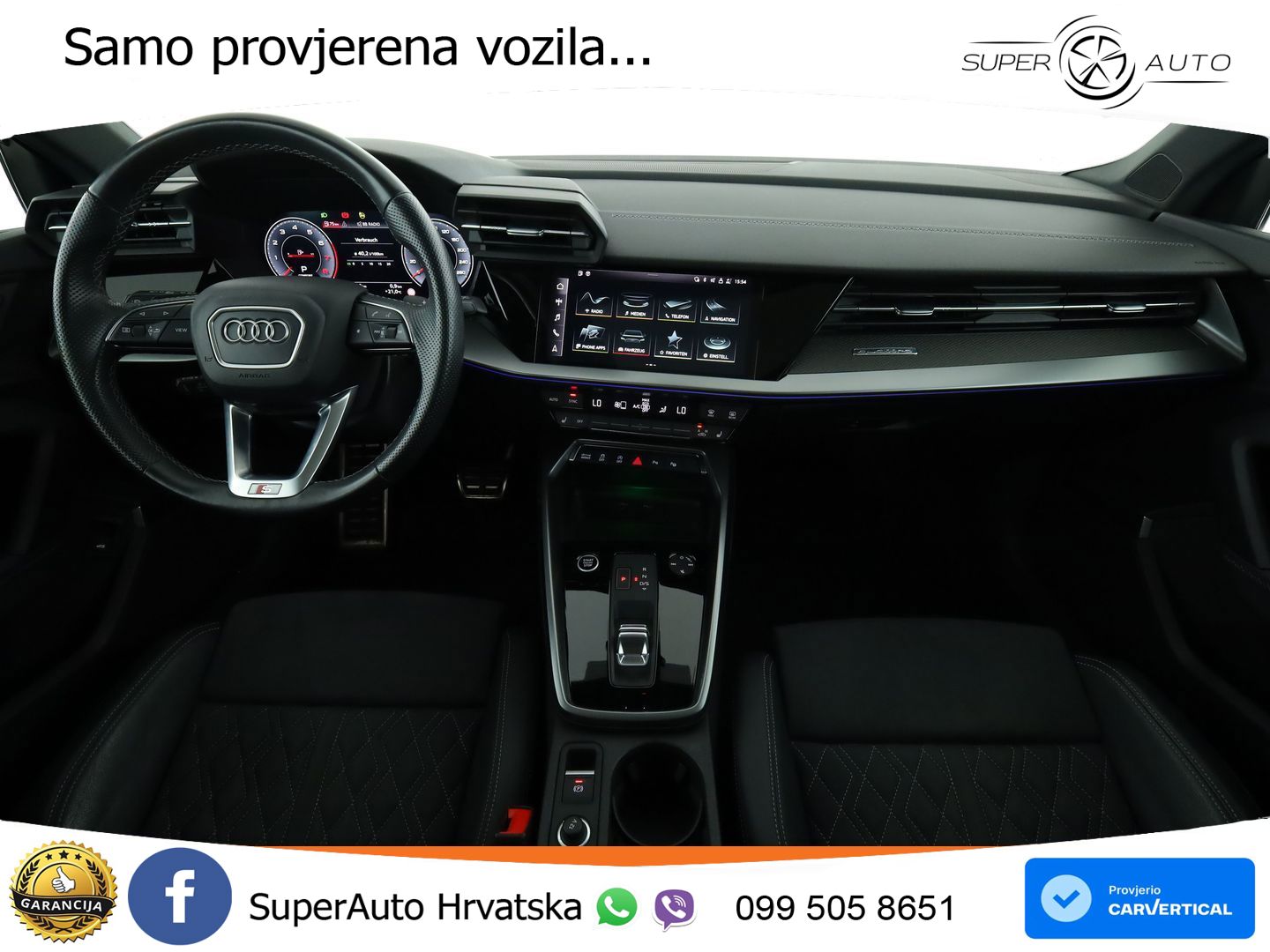 Audi A3 40 TFSI (190 KS) quattro S tronic S line LED+GR SJED+ACC