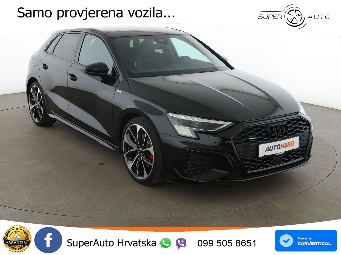 Audi A3 40 TFSI (190 KS) quattro S tronic S line LED+GR SJED+ACC