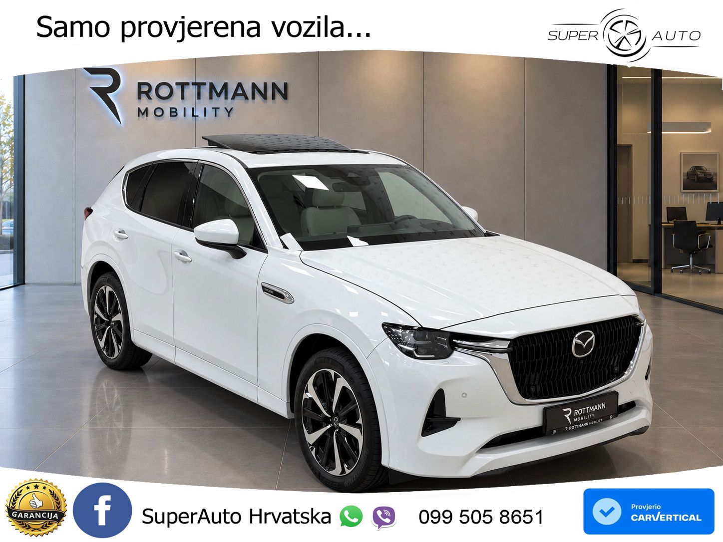 Mazda CX-60 3.3 e-Skyactiv D (200 KS) Automatic MATRIX+GR SJED+KAM