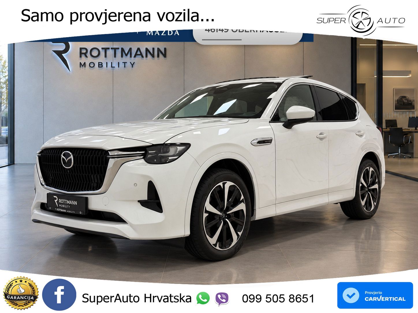 Mazda CX-60 3.3 e-Skyactiv D (200 KS) Automatic MATRIX+GR SJED+KAM
