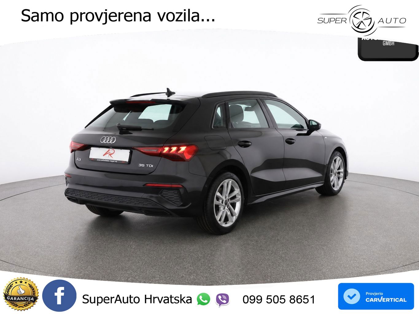 Audi A3 35 TDI (150 KS) S tronic S line