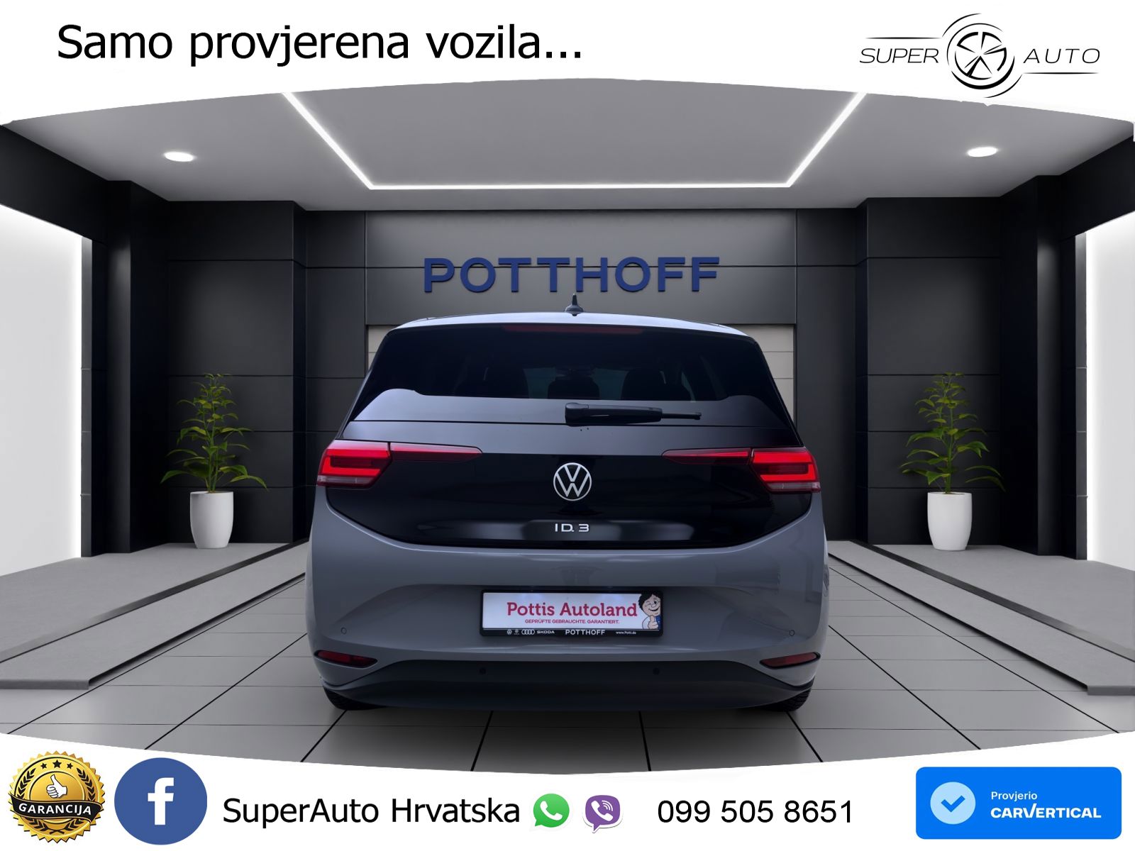 Volkswagen ID.3 Pro 62 kWh (204 KS) LED+GR SJED+ACC