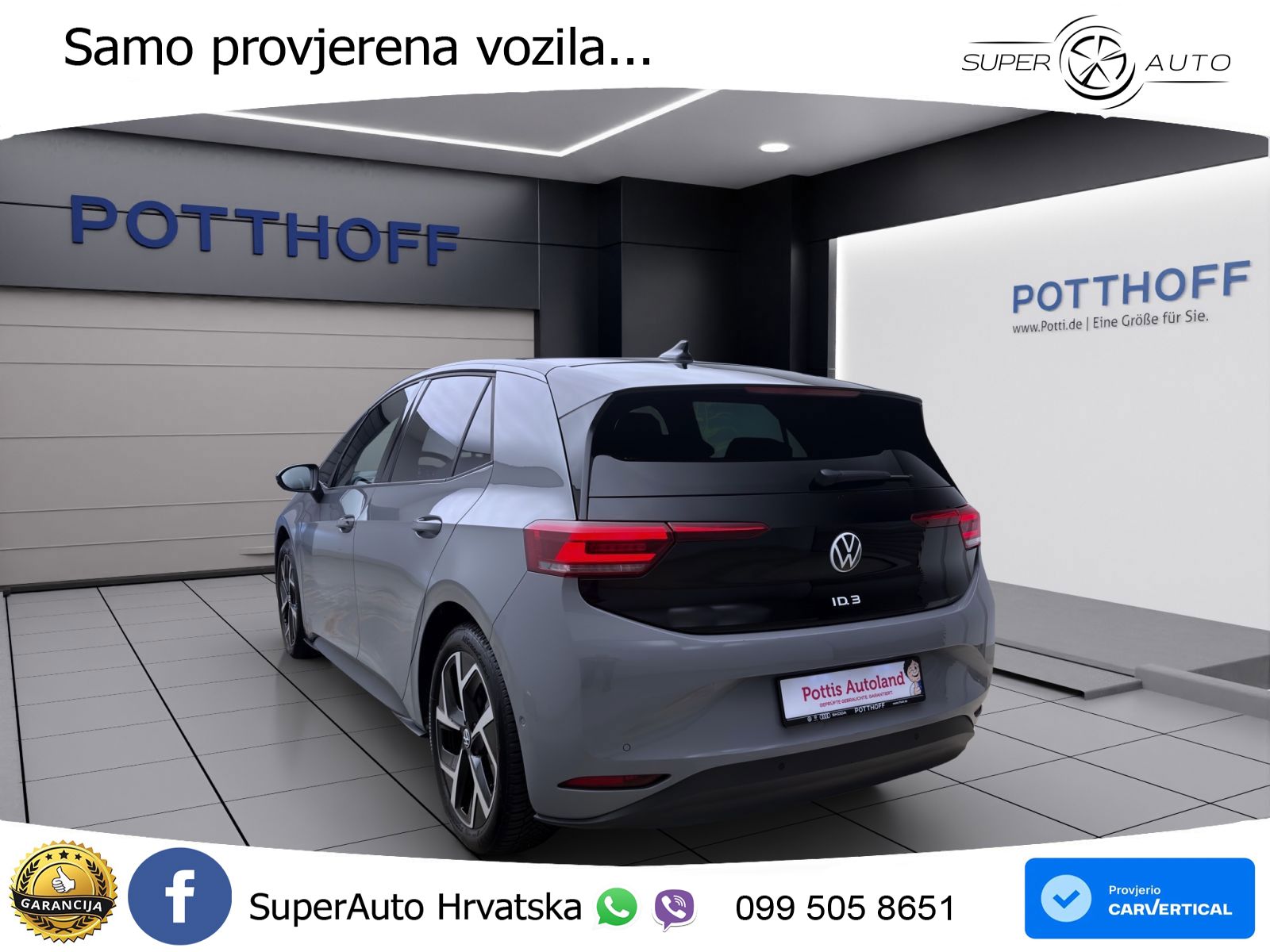 Volkswagen ID.3 Pro 62 kWh (204 KS) LED+GR SJED+ACC