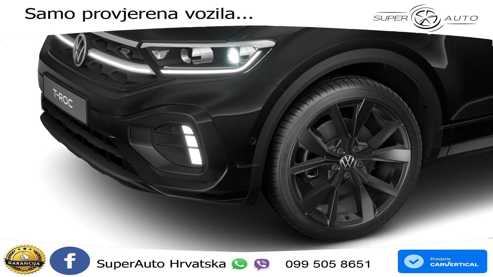 Volkswagen T-Roc 1.5 TSI (150 KS) DSG R-Line LED+GR SJED+ACC