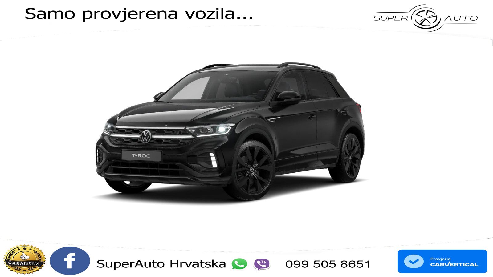 Volkswagen T-Roc 1.5 TSI (150 KS) DSG R-Line LED+GR SJED+ACC