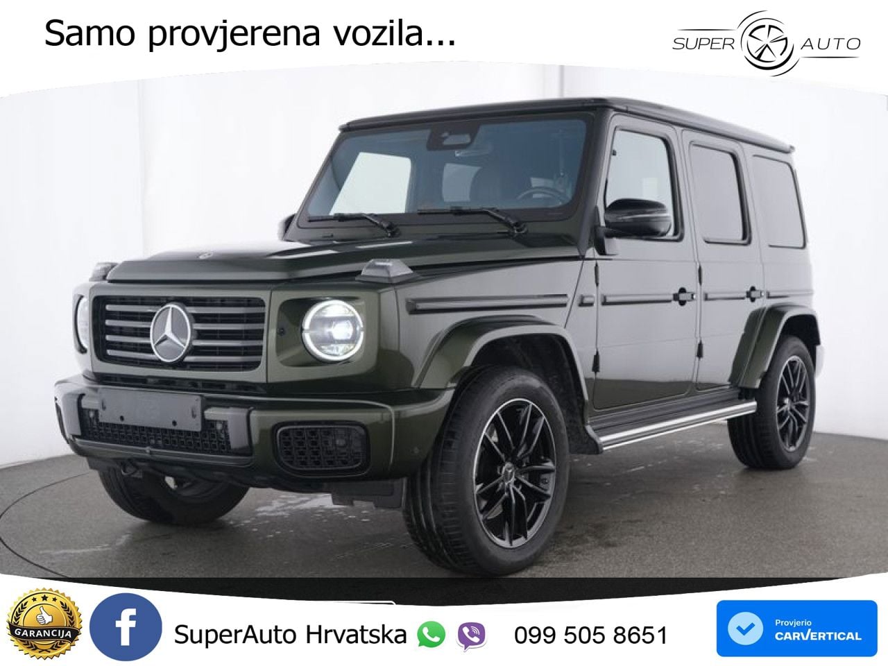 Mercedes G 450d Long (367 KS) 4MATIC 9G-TRONIC AMG LED+GR SJED+ACC