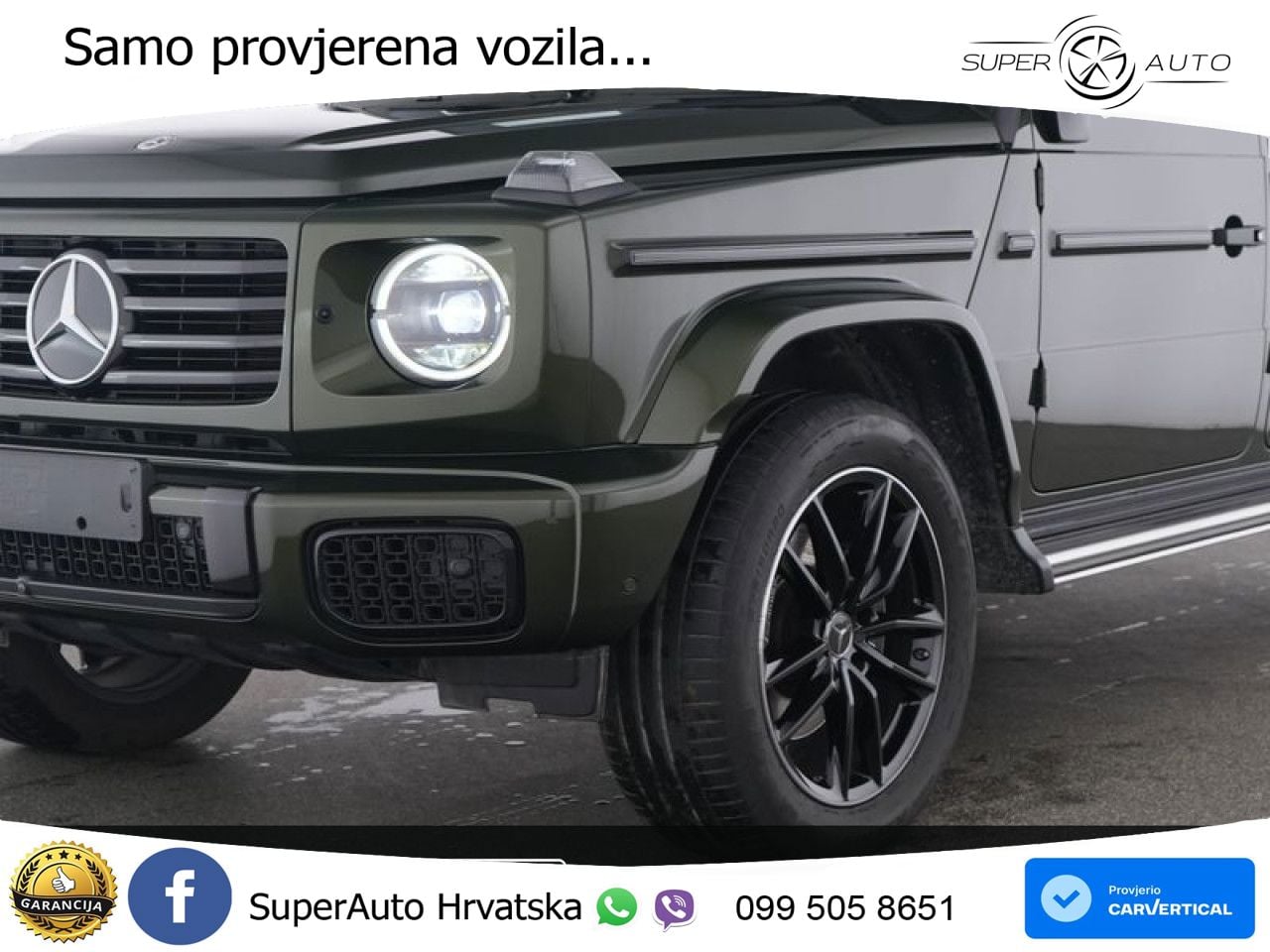 Mercedes G 450d Long (367 KS) 4MATIC 9G-TRONIC AMG LED+GR SJED+ACC