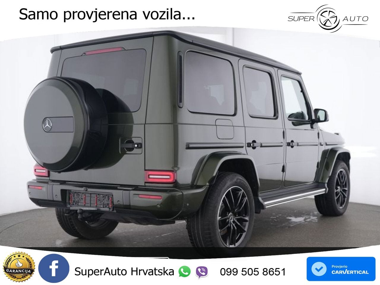 Mercedes G 450d Long (367 KS) 4MATIC 9G-TRONIC AMG LED+GR SJED+ACC