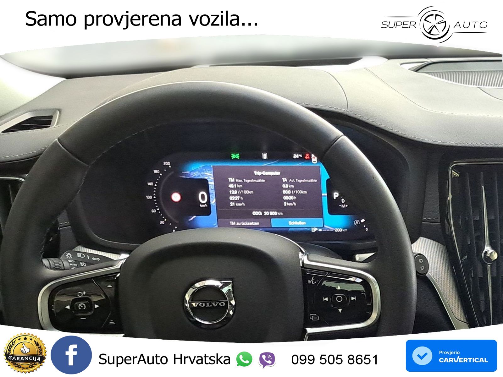 Volvo V60 Cross Country 2.0 B5 AWD Automatic ACC+HEAD+4xGR SJED+360+PANO