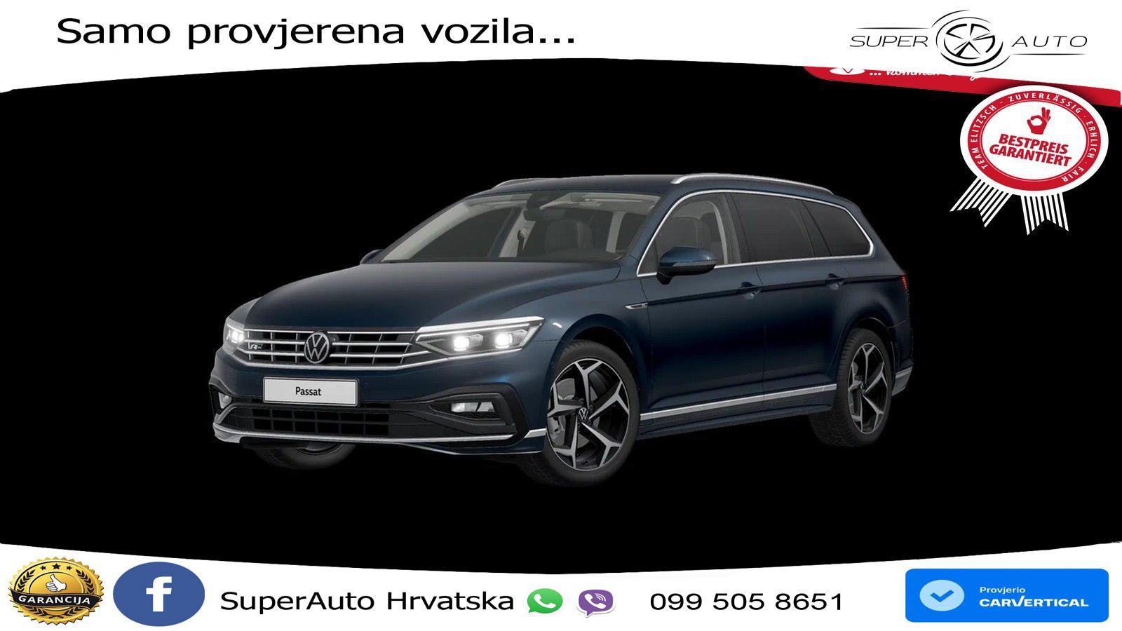 Volkswagen Passat Variant 2.0 TDI (200 KS) DSG R-Line MATRIX+GR SJED+KAM