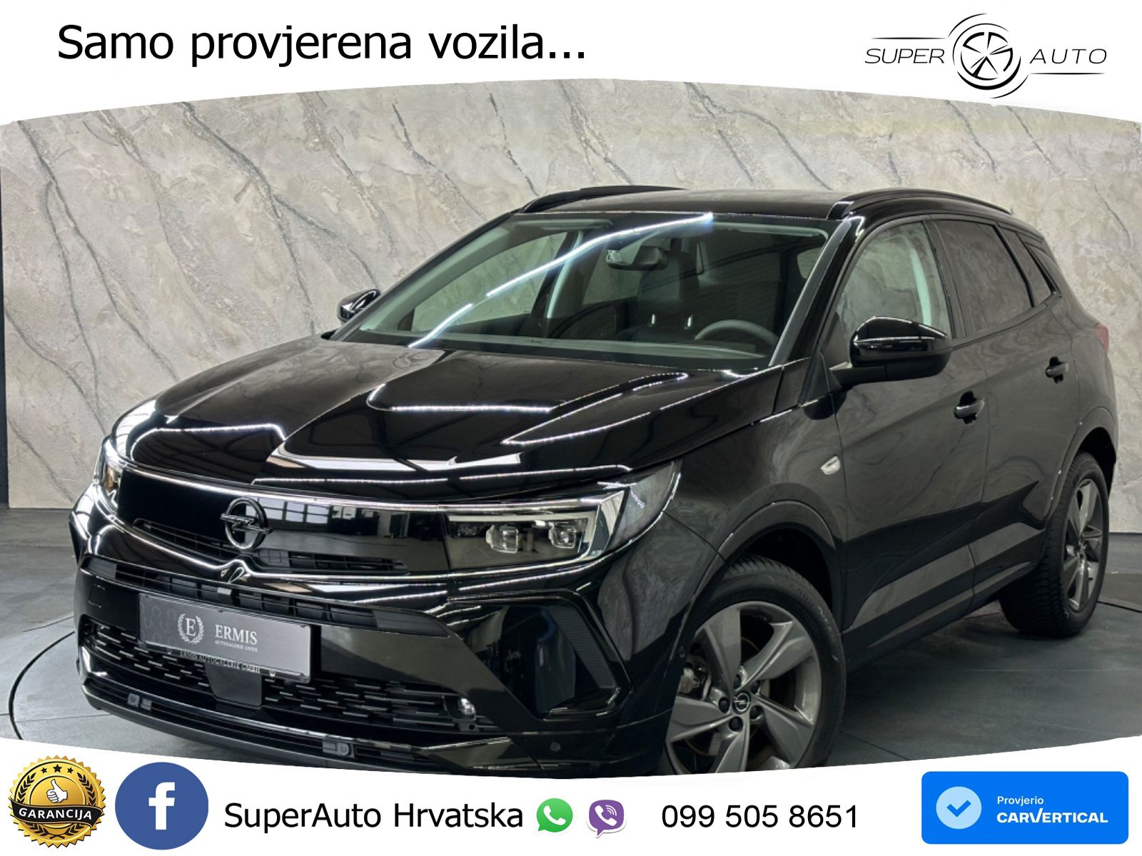 Opel Grandland 1.2i Turbo (130 KS) Automatic GS LED+GR SJED+ACC
