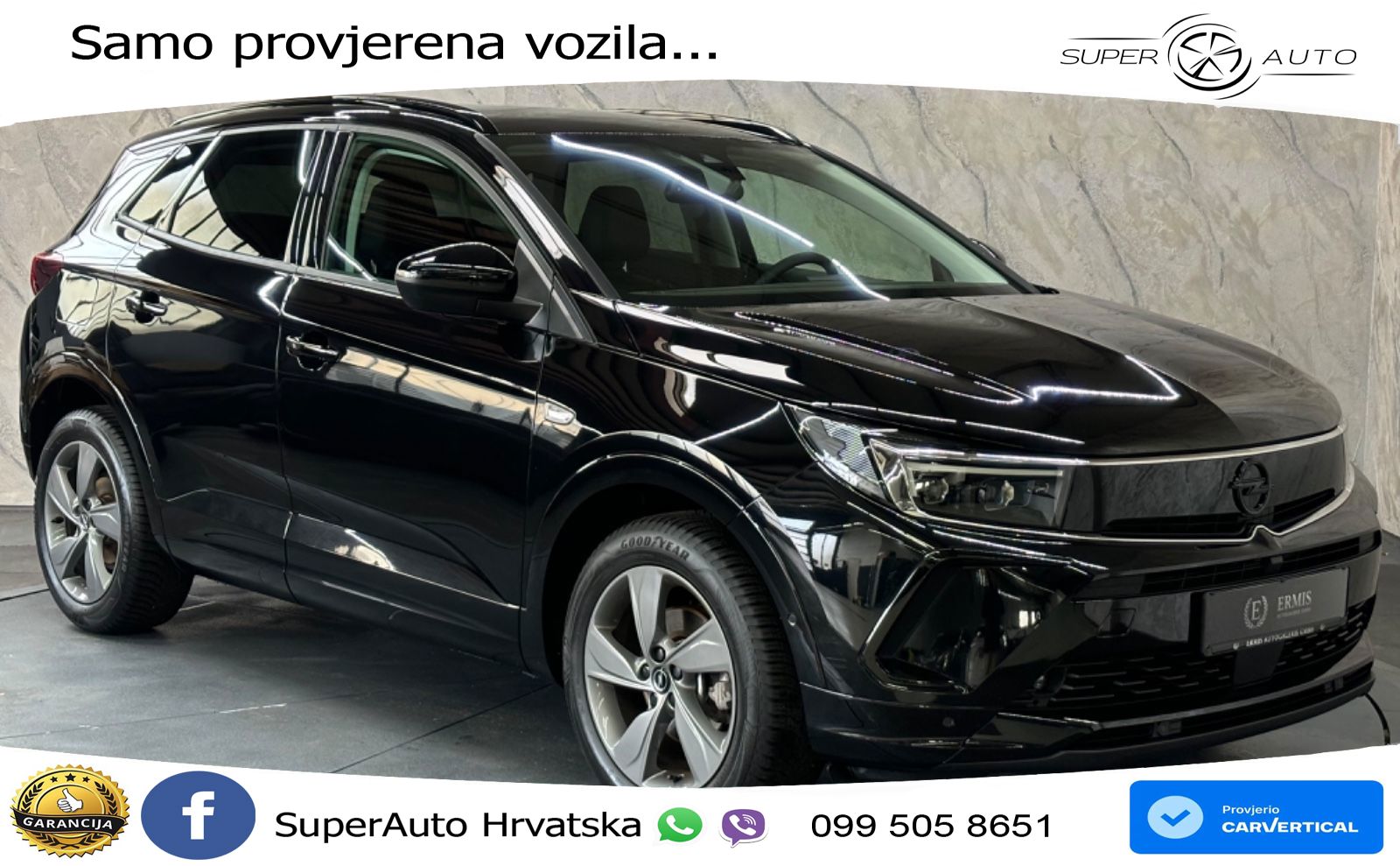 Opel Grandland 1.2i Turbo (130 KS) Automatic GS LED+GR SJED+ACC
