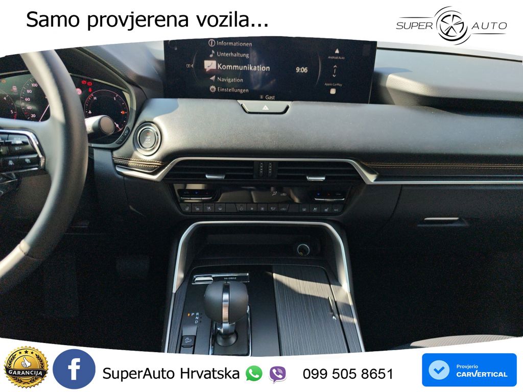 Mazda CX-60 3.3 e-Skyactiv D (254 KS) AWD Automatic LED+GR SJED+ACC
