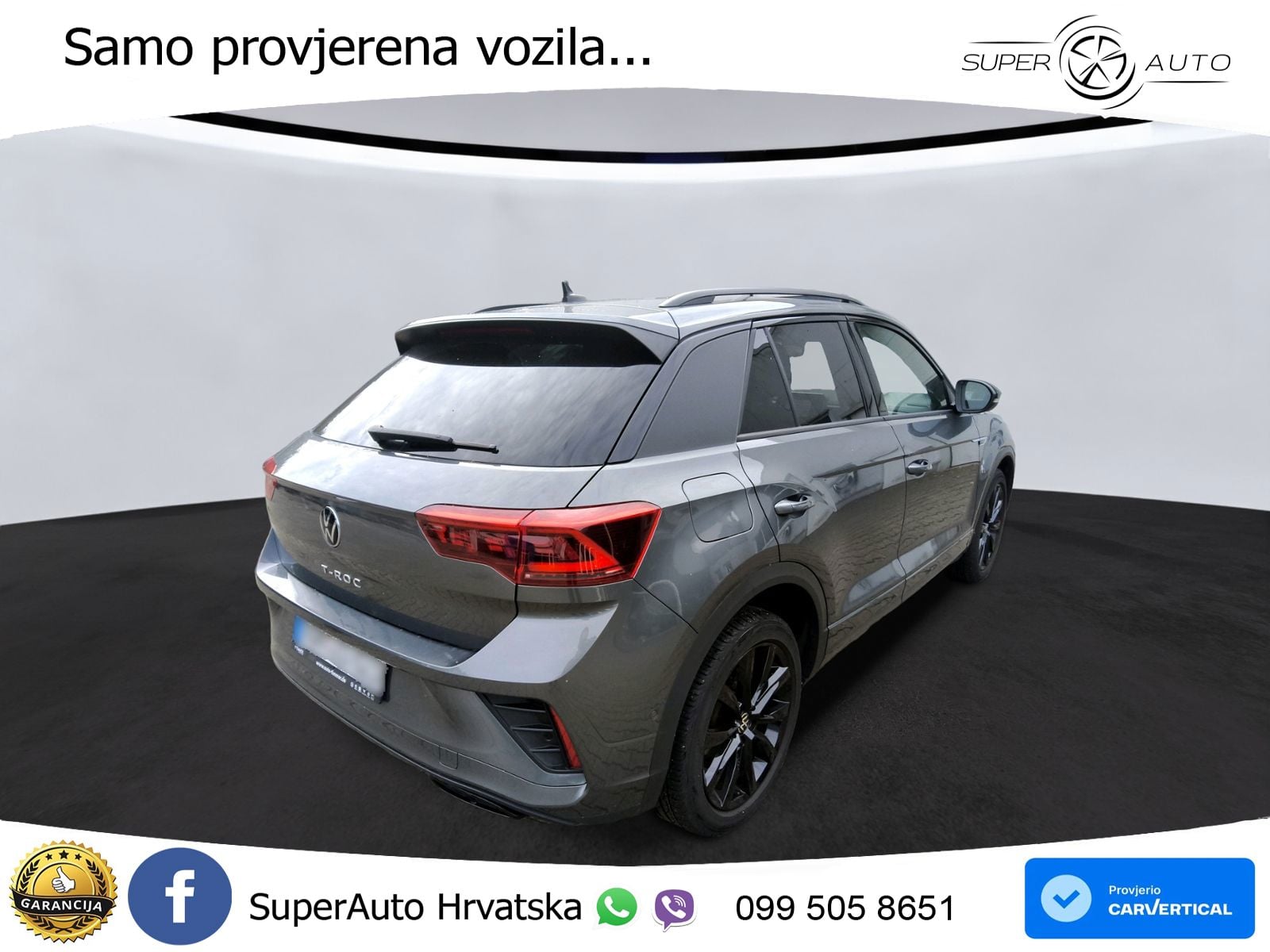 Volkswagen T-Roc 1.5 TSI (150 KS) DSG R-Line LED+GR SJED+ACC