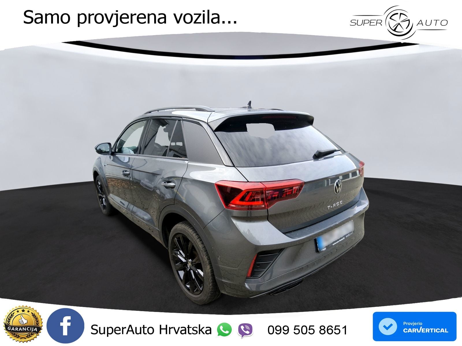 Volkswagen T-Roc 1.5 TSI (150 KS) DSG R-Line LED+GR SJED+ACC