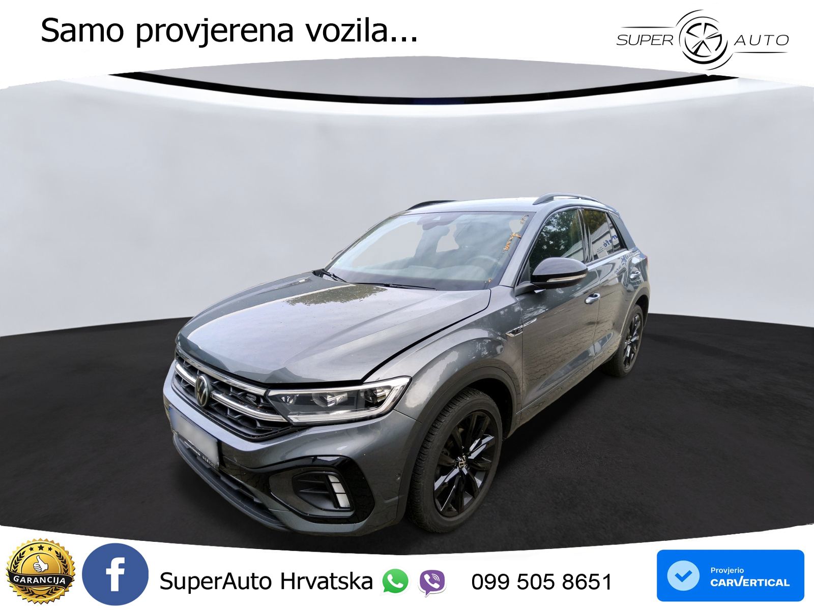 Volkswagen T-Roc 1.5 TSI (150 KS) DSG R-Line LED+GR SJED+ACC
