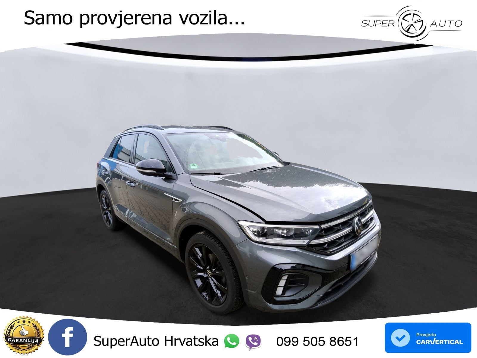 Volkswagen T-Roc 1.5 TSI (150 KS) DSG R-Line LED+GR SJED+ACC