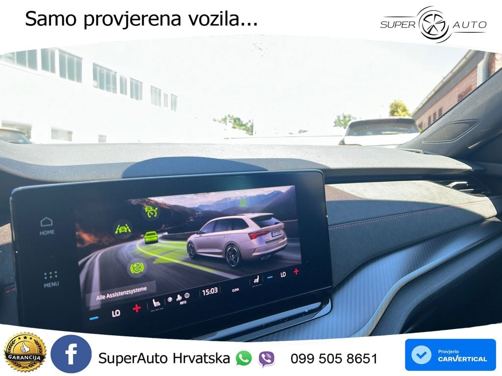 Škoda Octavia Combi RS 2.0 TDI (200 KS) DSG LED+GR SJED+ACC