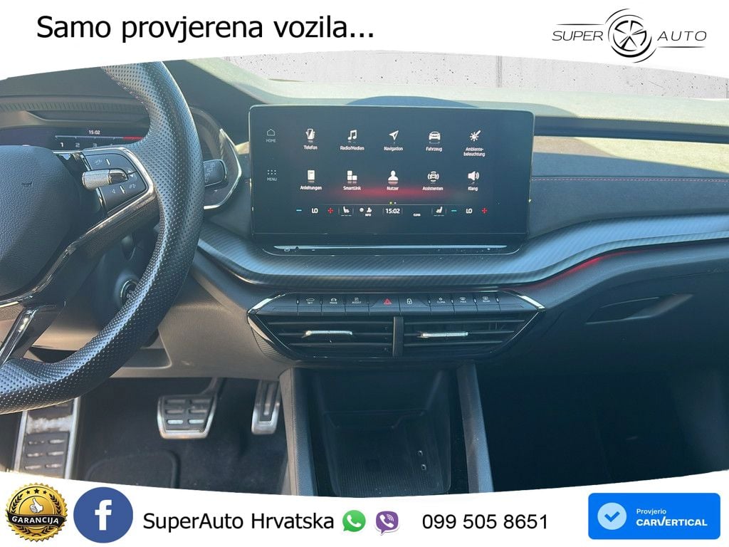 Škoda Octavia Combi RS 2.0 TDI (200 KS) DSG LED+GR SJED+ACC