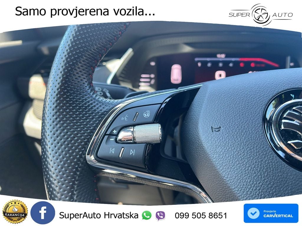 Škoda Octavia Combi RS 2.0 TDI (200 KS) DSG LED+GR SJED+ACC