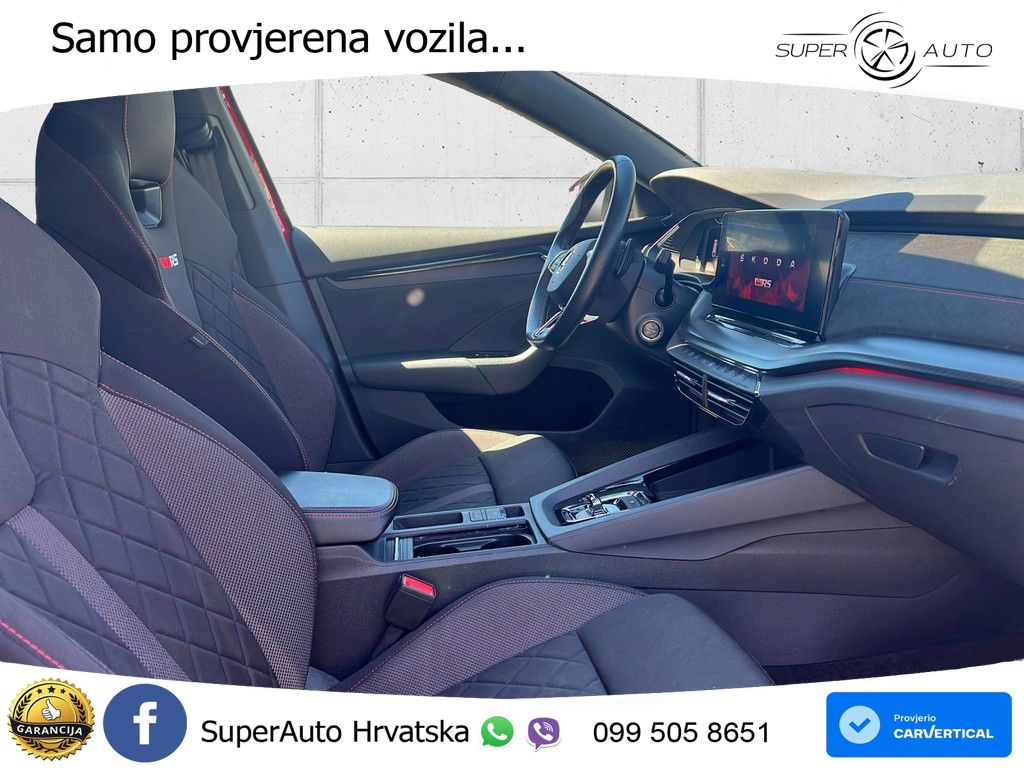 Škoda Octavia Combi RS 2.0 TDI (200 KS) DSG LED+GR SJED+ACC