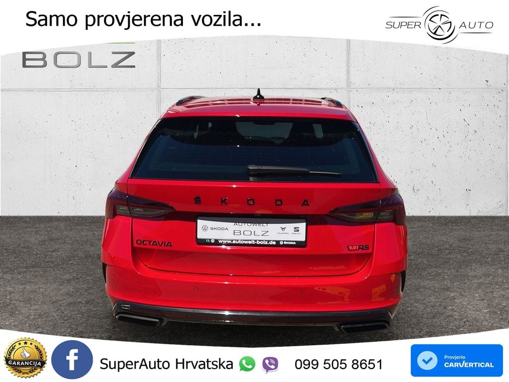 Škoda Octavia Combi RS 2.0 TDI (200 KS) DSG LED+GR SJED+ACC