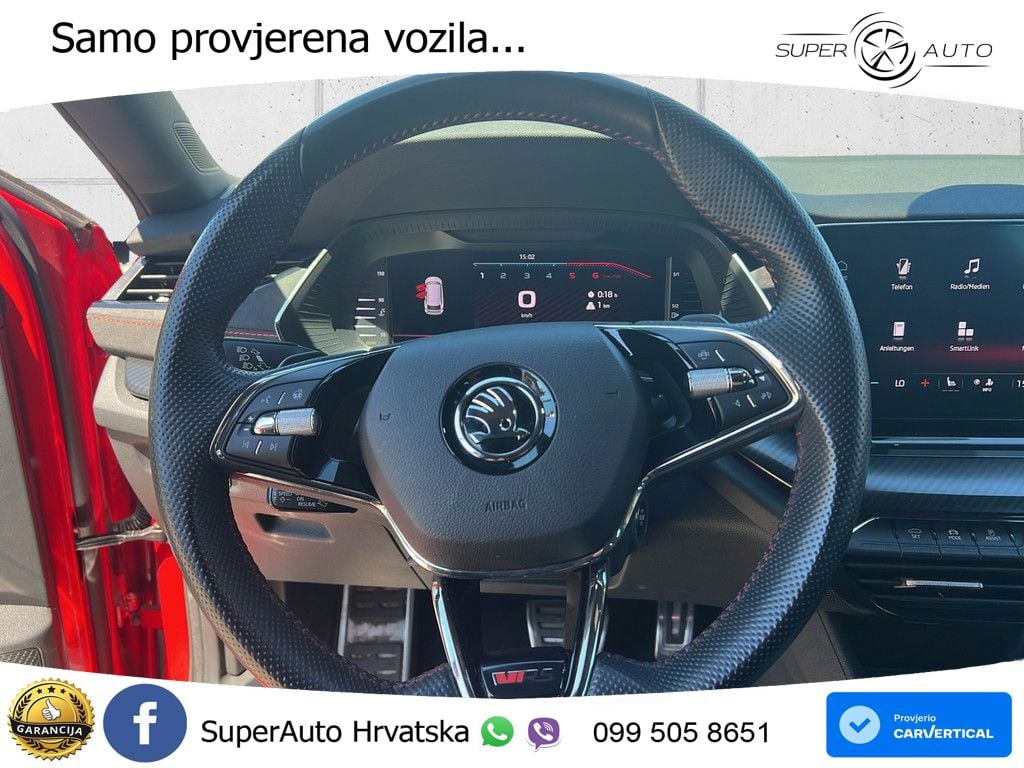 Škoda Octavia Combi RS 2.0 TDI (200 KS) DSG LED+GR SJED+ACC