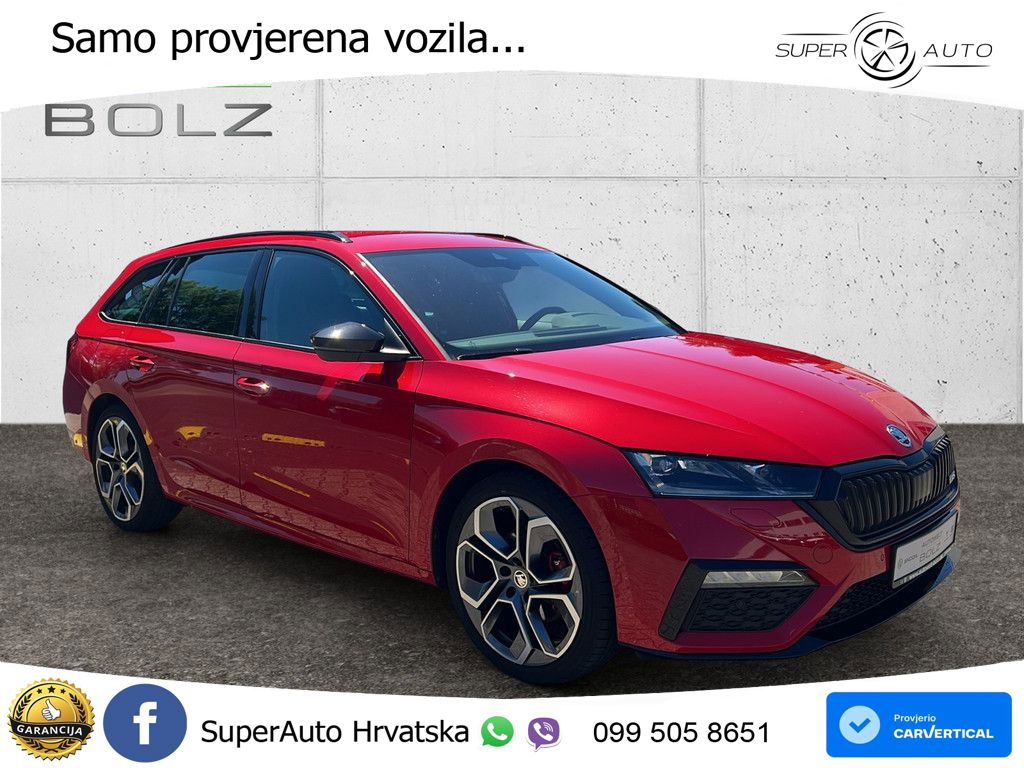 Škoda Octavia Combi RS 2.0 TDI (200 KS) DSG LED+GR SJED+ACC