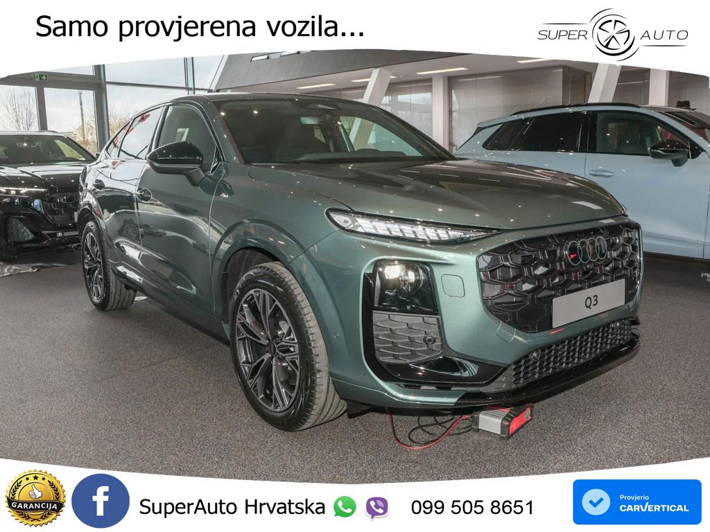 Audi Q3 Sportback 2.0 TDI (150 KS) S tronic LED+GR SJED+ACC