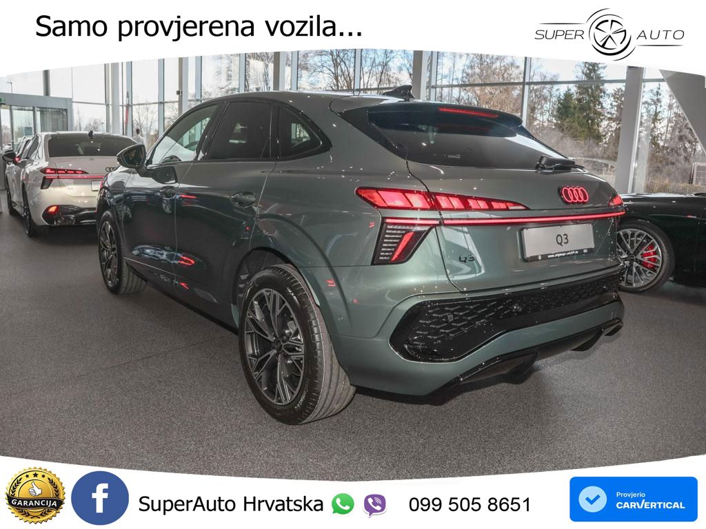 Audi Q3 Sportback 2.0 TDI (150 KS) S tronic LED+GR SJED+ACC