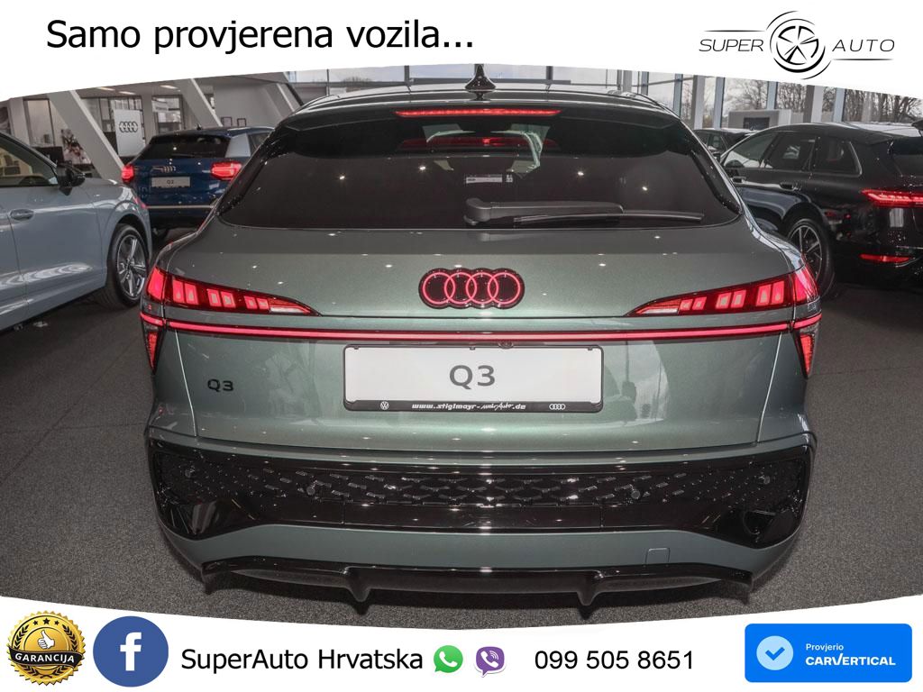 Audi Q3 Sportback 2.0 TDI (150 KS) S tronic LED+GR SJED+ACC