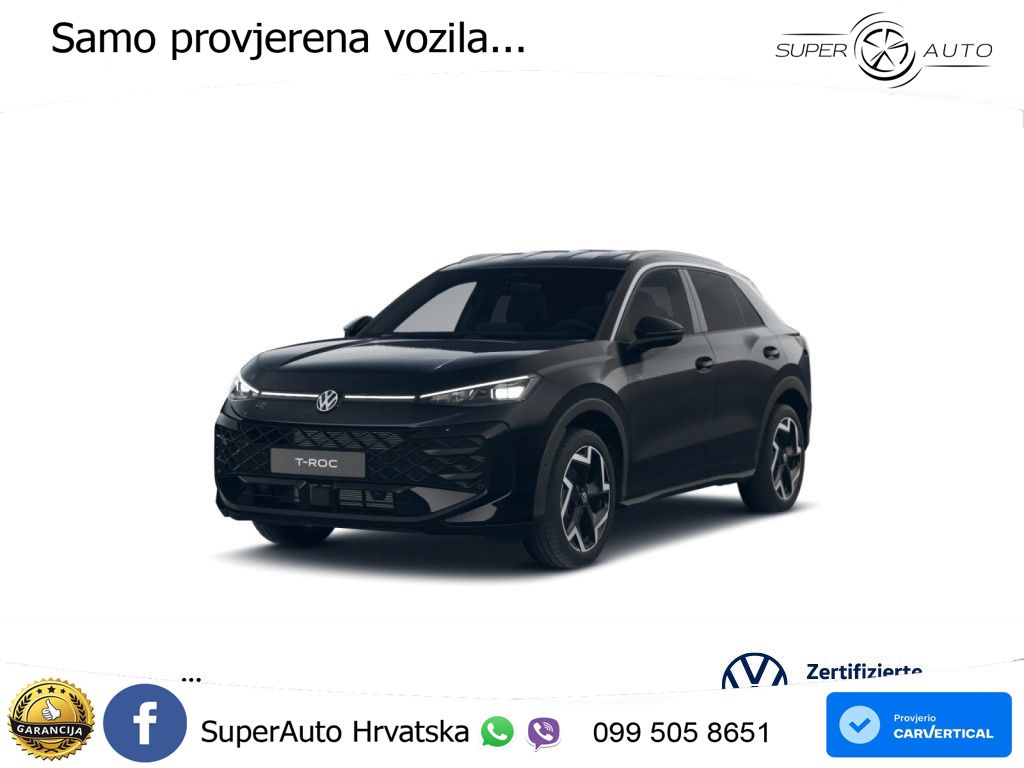 Volkswagen T-Roc 1.5 eTSI (150 KS)  DSG R-Line LED+GR SJED+ACC